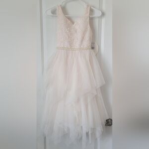 American Princess Pink Layered Tulle Dress